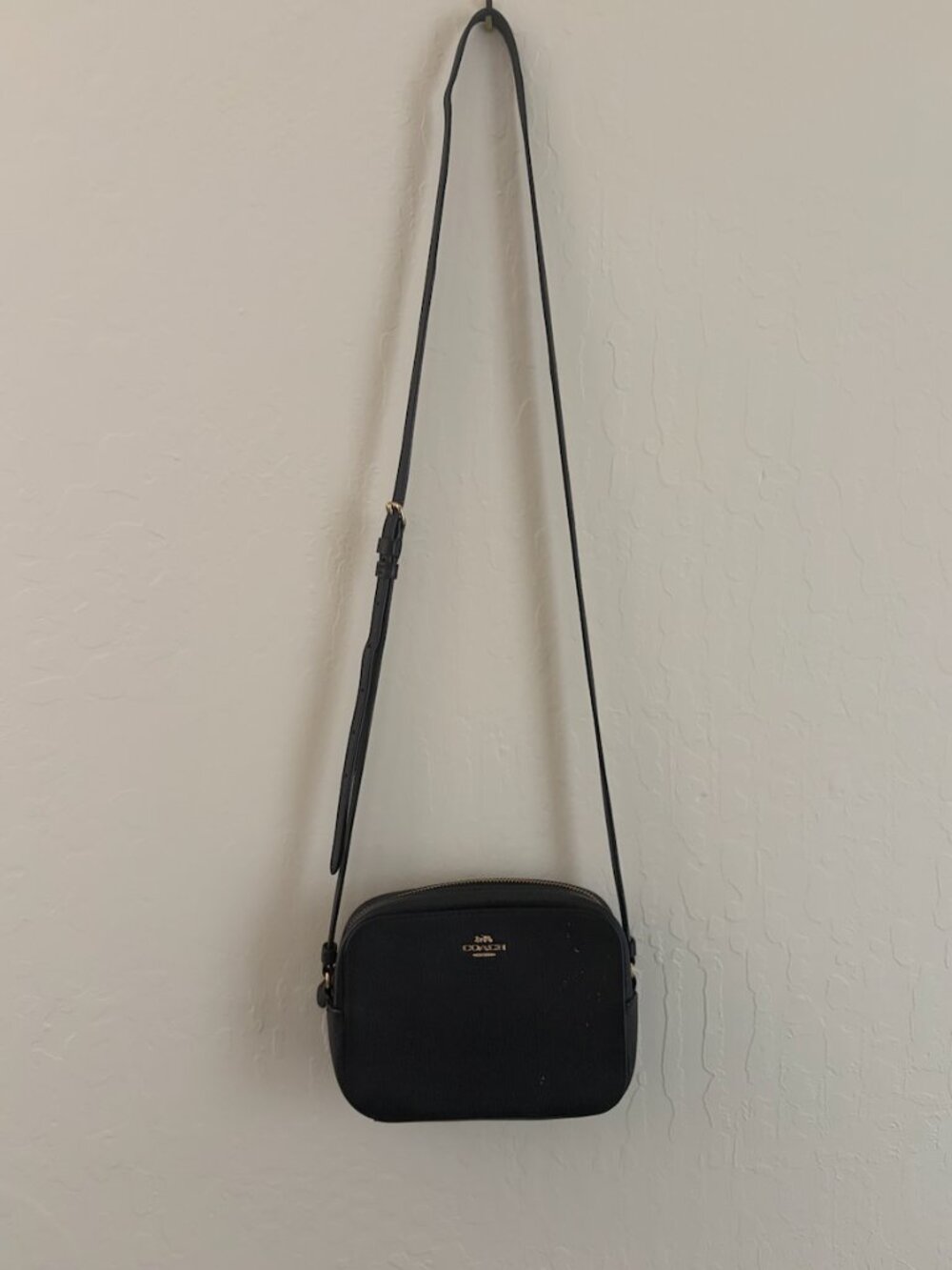 Black Coach Crossbody Camera Bag